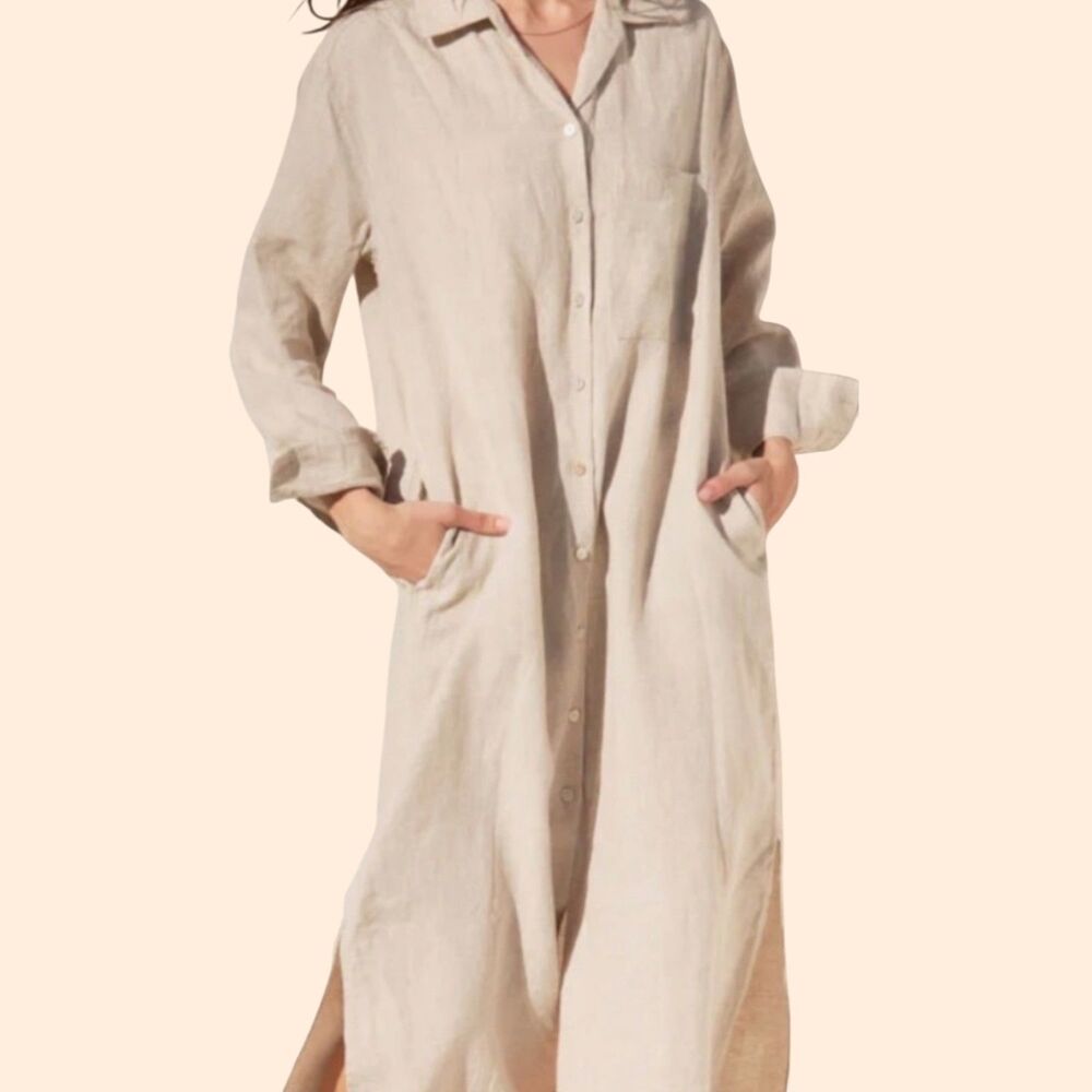 AYR Deep End Linen Dress